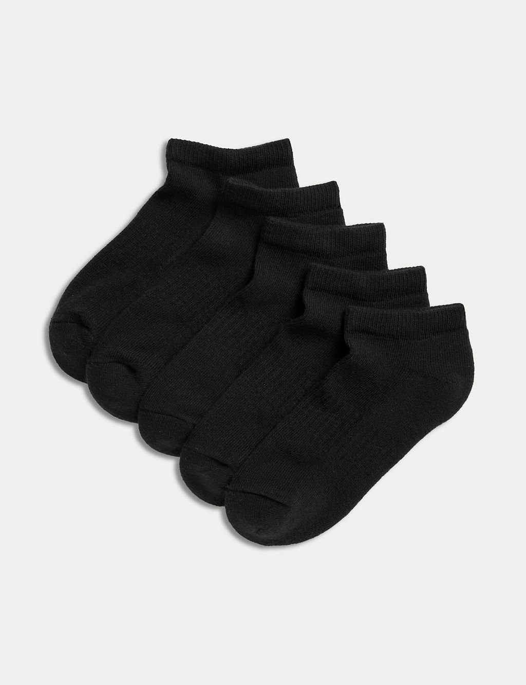 5pk of Cushioned Trainer Liner Socks 1 of 1