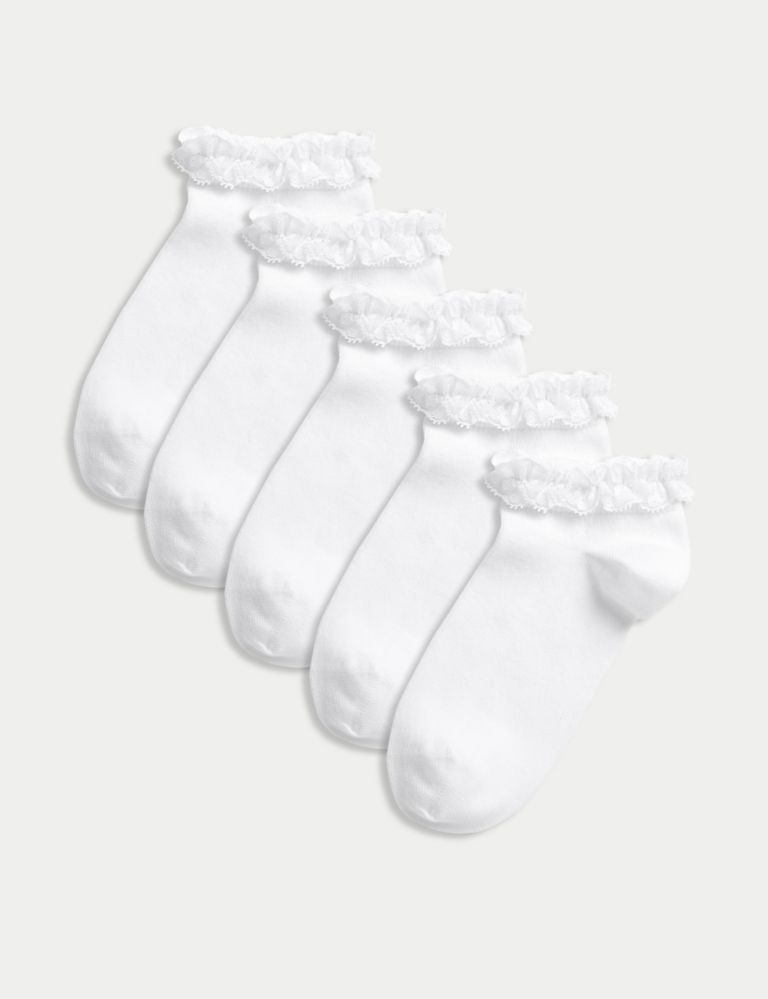5pk of Frill Trainer Liners™ | M&S Collection | M&S