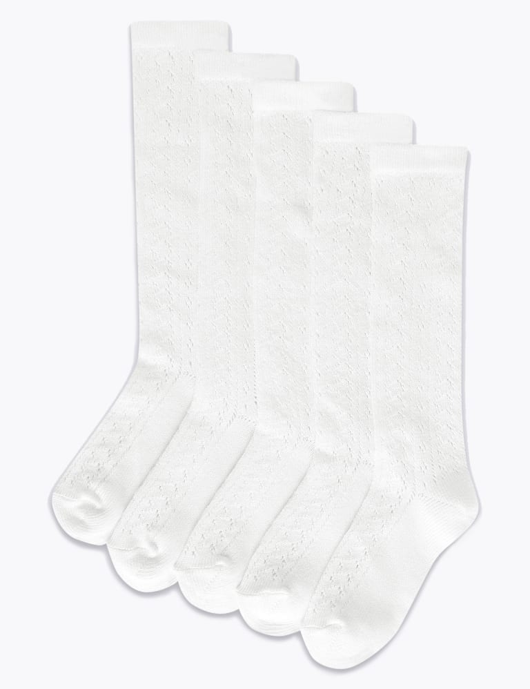 5pk of Knee High Pelerine Socks 1 of 3