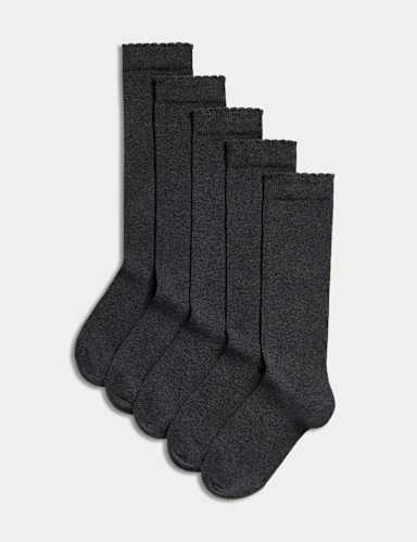 5pk of Knee High Socks 1 of 1
