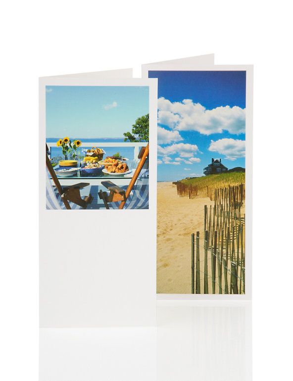 6 Card 2 Designs Springtime Beach Multipack Cards Image 1 of 1