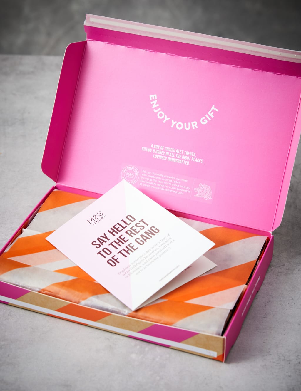 6 Cookies & Cream Brownies Letterbox Gift M&S