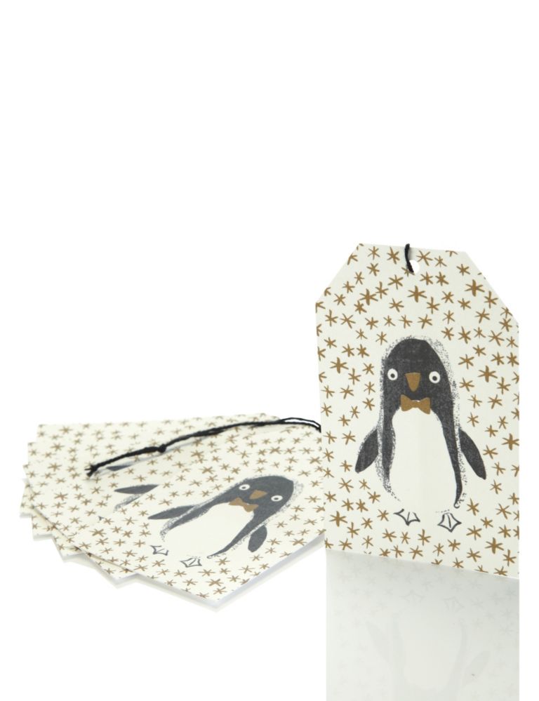 6 Cute Penguin Christmas Gift Tags 1 of 1