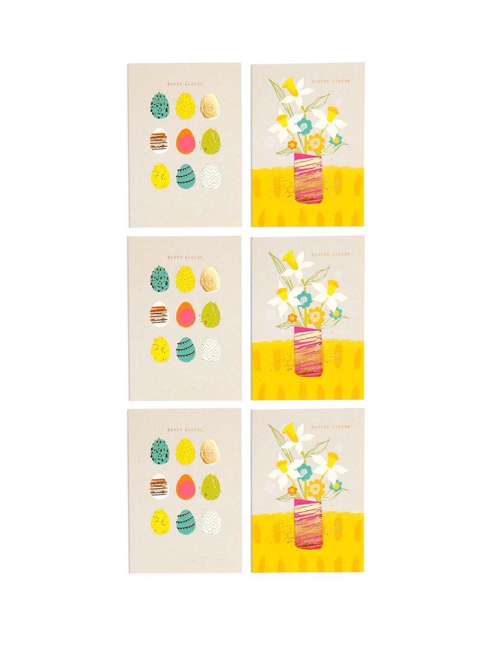 6 Floral Duo Easter Multipack Cards 3 of 4
