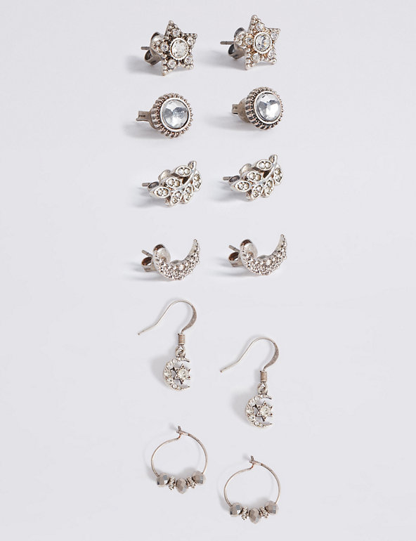 6 Pack of Earrings Set Image 1 of 2