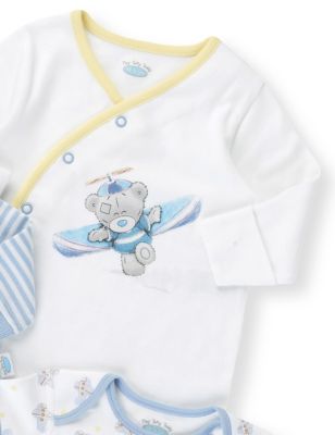 6 Piece Pure Cotton Tiny Tatty Teddy Plane Outfit Image 2 of 4