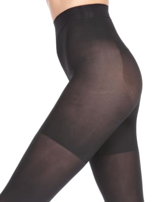 Black 40 Denier Bum, Tum And Thigh Shaping Tights