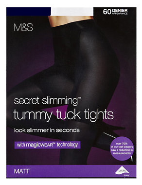 60 Denier Bodysensor™ Magicwear™ Tummy Tuck Opaque Bodyshaper Tights Image 2 of 4