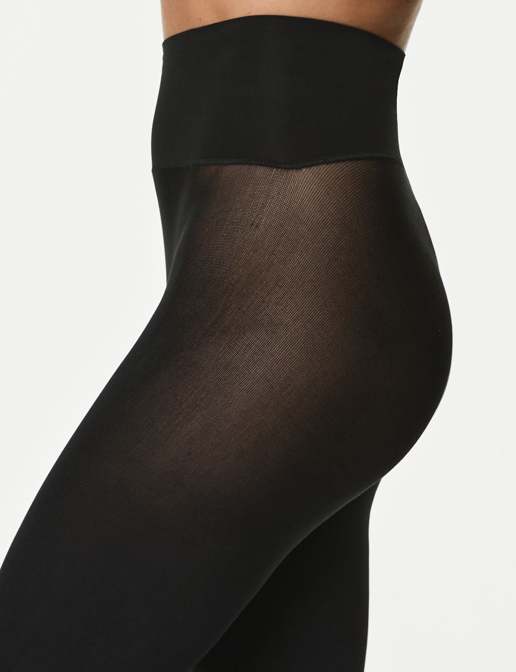 60 Denier Soft Luxe Seamless Opaque Tights 2 of 5