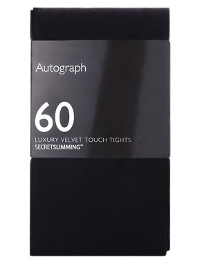 60 Denier Velvet Touch Opaque Bodyshaper Tights Image 2 of 3