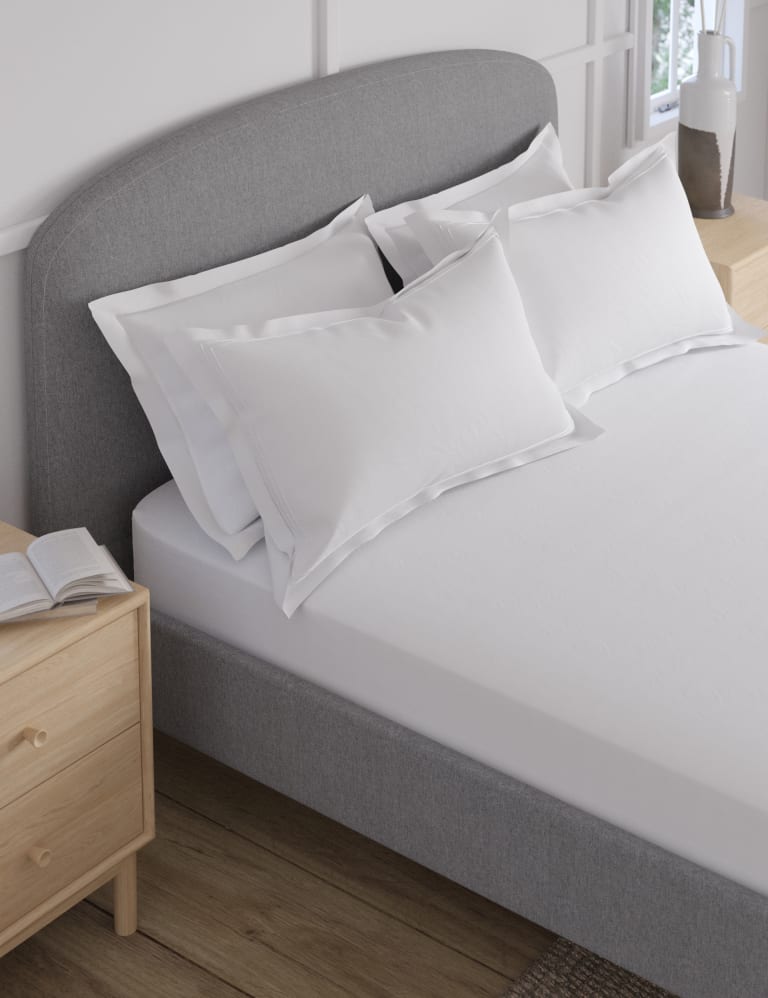 600 Thread Count Sateen Deep Fitted Sheet M S Collection M S