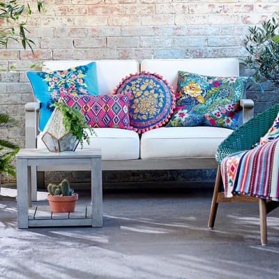 Bright ideas with colourful cushions