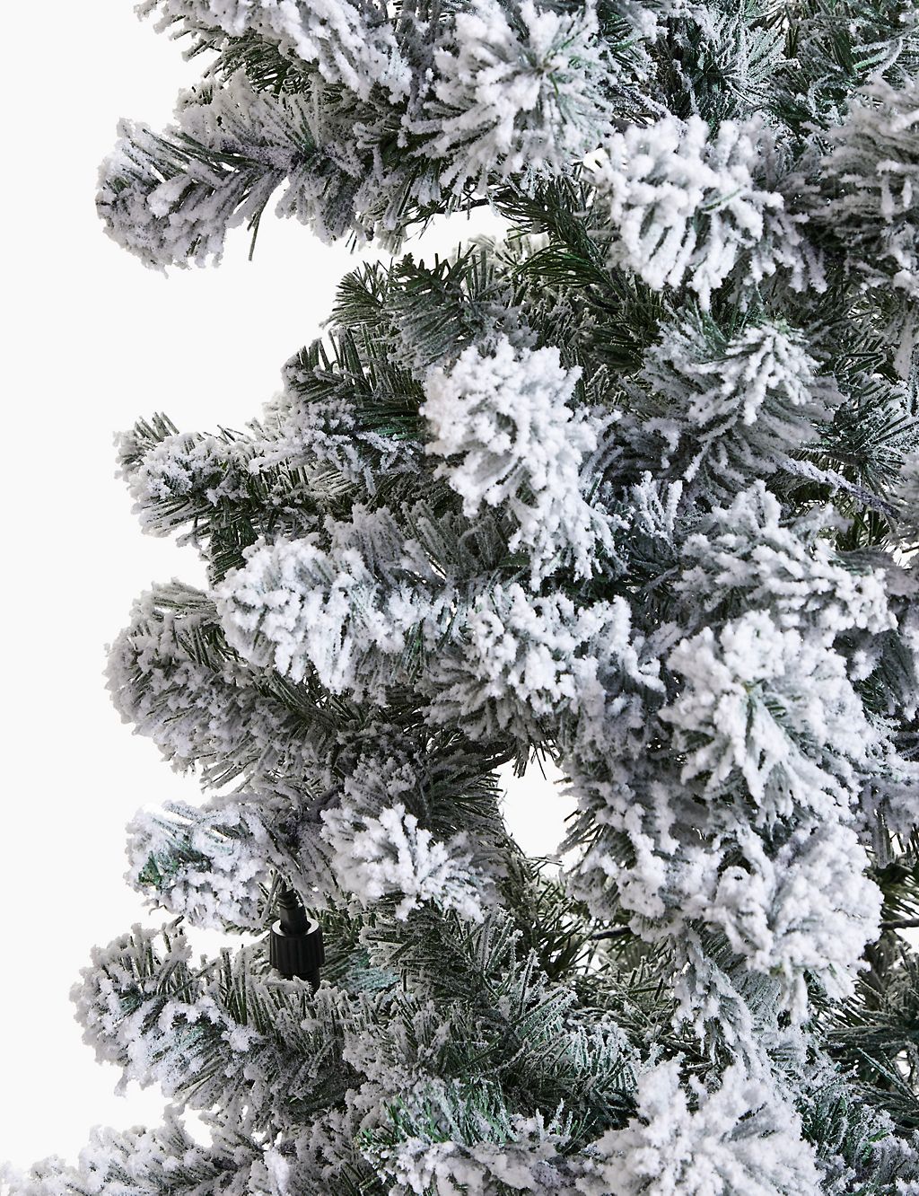 6ft Pre Lit Slim Snowy Christmas Tree 5 of 6