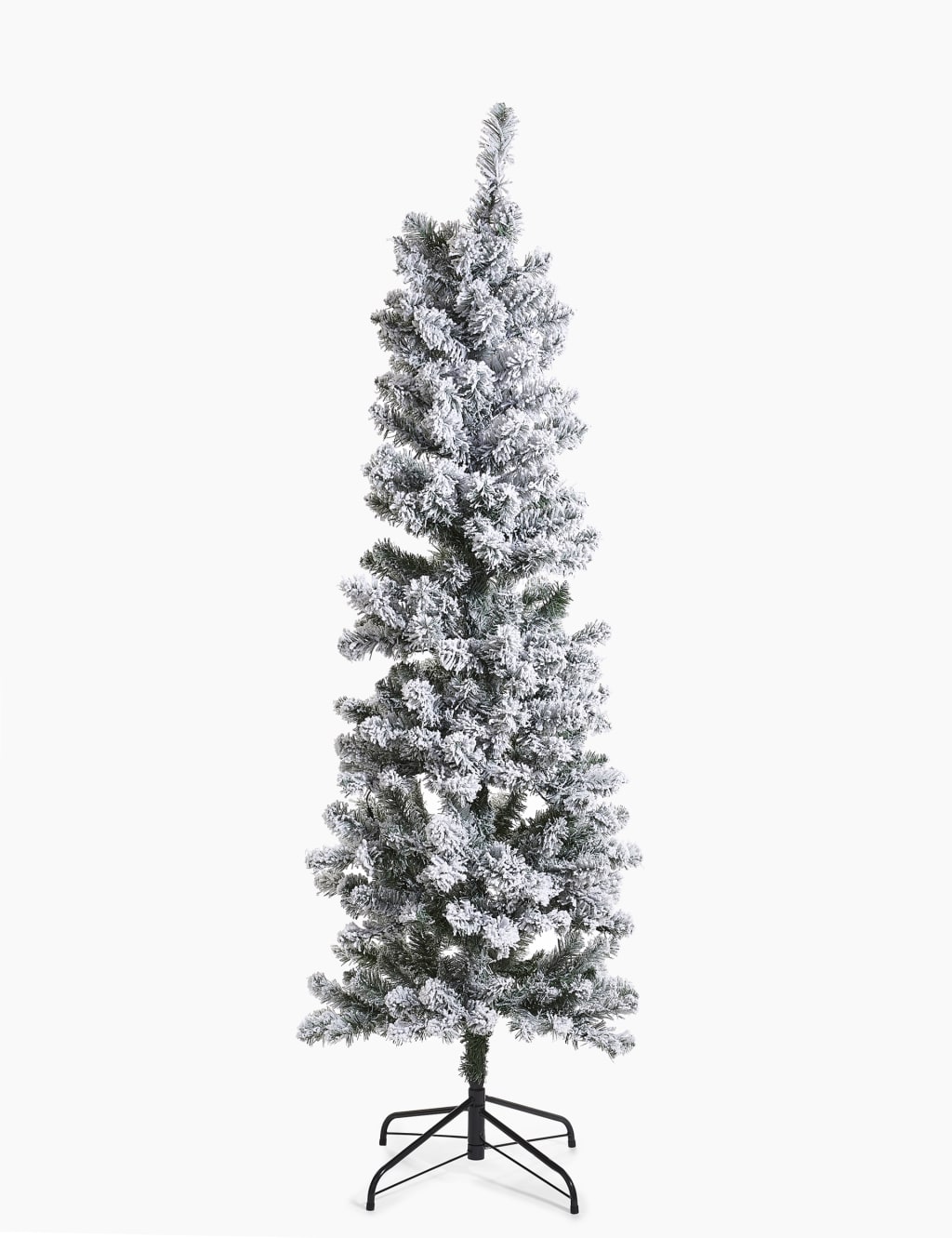 6ft Pre Lit Slim Snowy Christmas Tree M&S