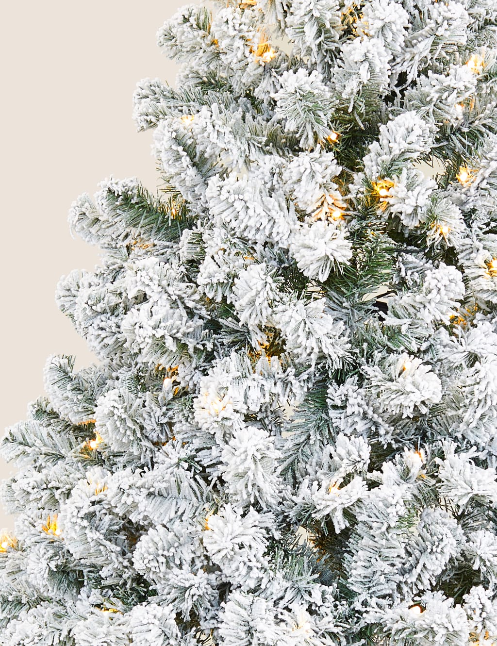 6ft PreLit Snowy Christmas Tree M&S Collection M&S