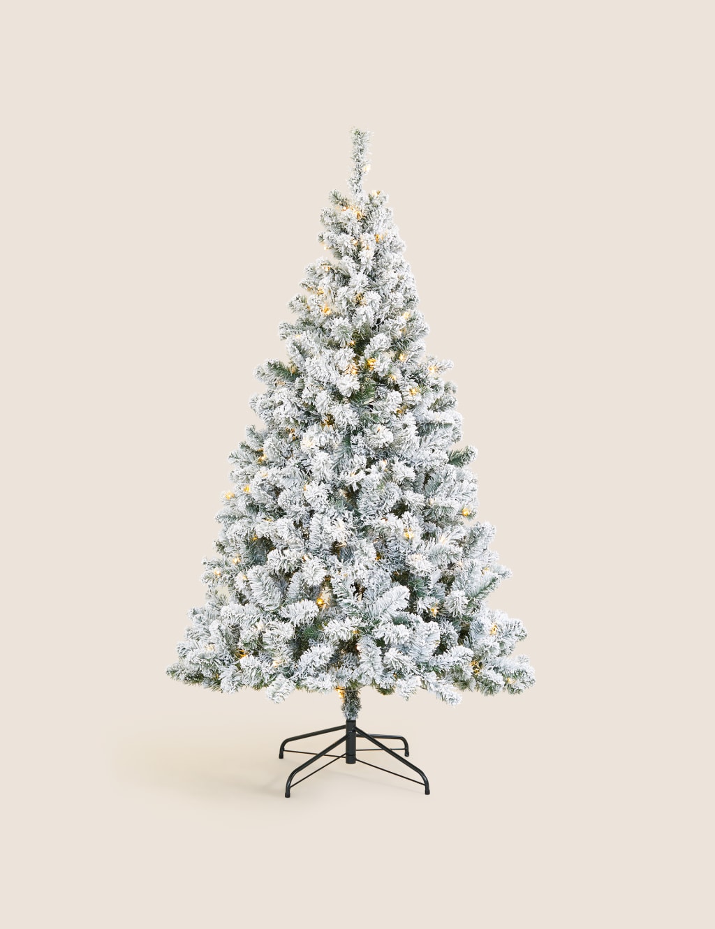 6ft PreLit Snowy Christmas Tree M&S Collection M&S