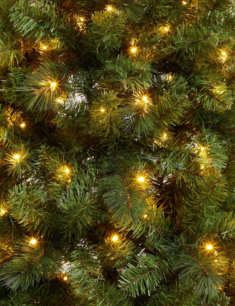 6ft Warm Pre-lit Slim Pine Christmas Tree 5 of 8