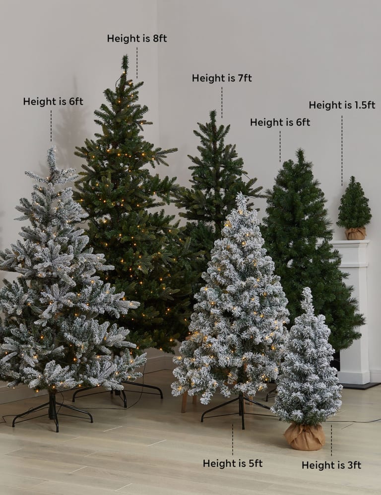 6ft pre lit on sale slim christmas tree