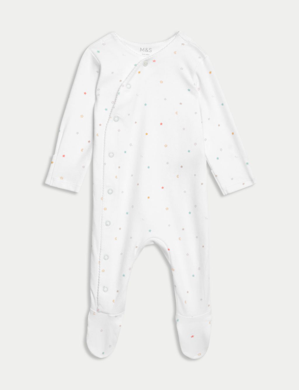6pc Pure Cotton Stars Starter Set (7lbs-9 Mths) | M&S Collection | M&S
