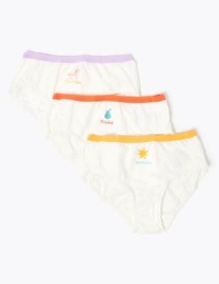 7 Pack Days of the Week Knickers (2-16 Yrs)