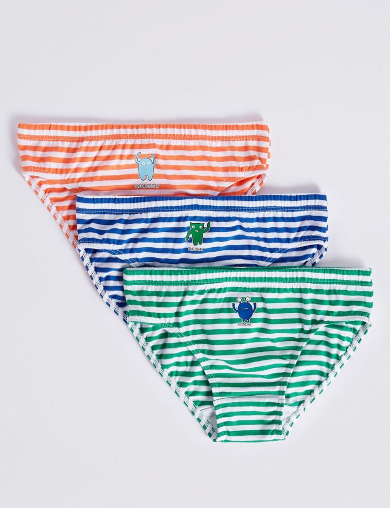 7 Pack Pure Cotton Briefs (18 Months - 8 Years) 2 of 2