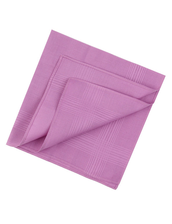 7 Pack Pure Cotton Handkerchiefs Image 1 of 2