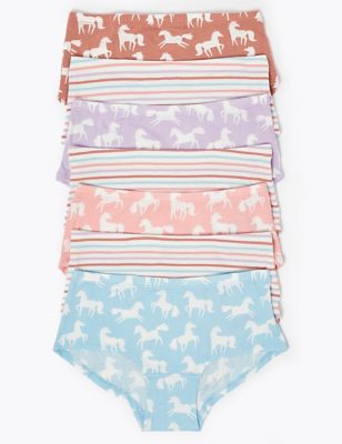 7 Pack Unicorn Shorts (2-16 Yrs) | M&S