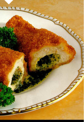 St Michael Chicken Kiev packaging, 1990s