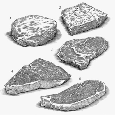 Стейк пошагово. Рыбный стейк рисунок. Стейк срез иллюстрация. Рыбный стейк рисунок карандашом.