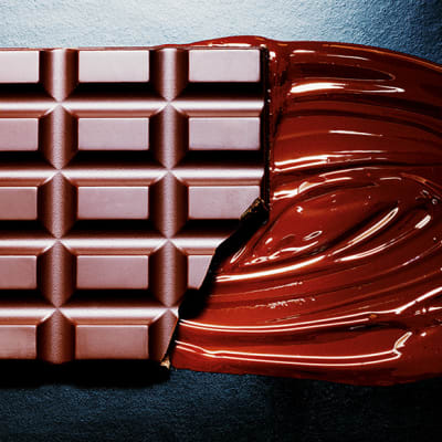 Tablet of milk chocolate