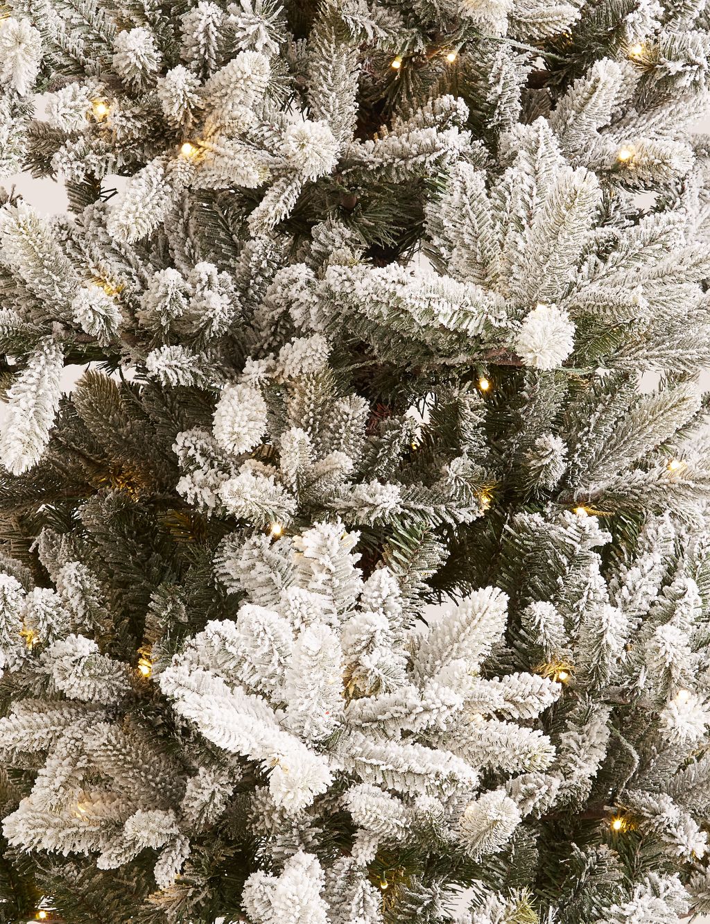 7ft Lit Frosted Noble Christmas Tree | M&S