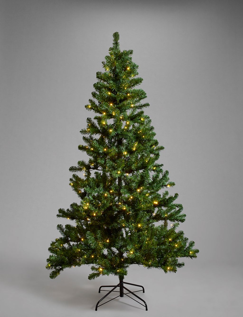 7ft Pre Lit Nordic Spruce Christmas Tree 6 of 7