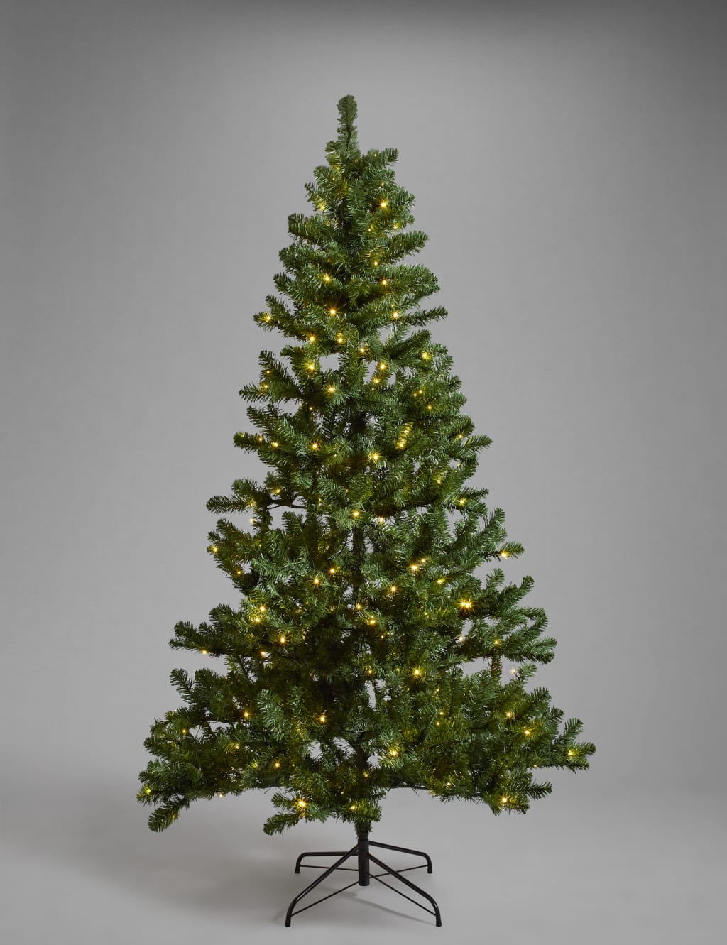7ft Pre Lit Nordic Spruce Christmas Tree M&S