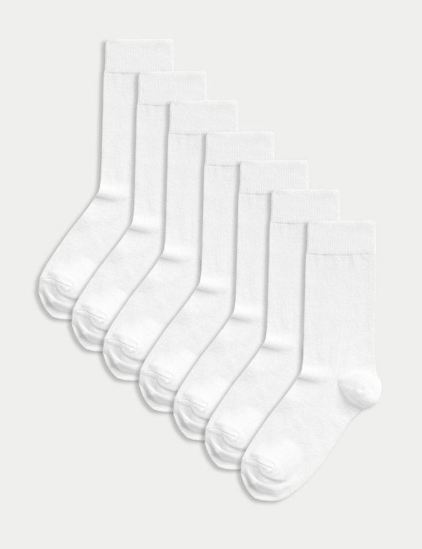 7pk Cool & Fresh™ Cotton Rich Socks Image 1 of 2