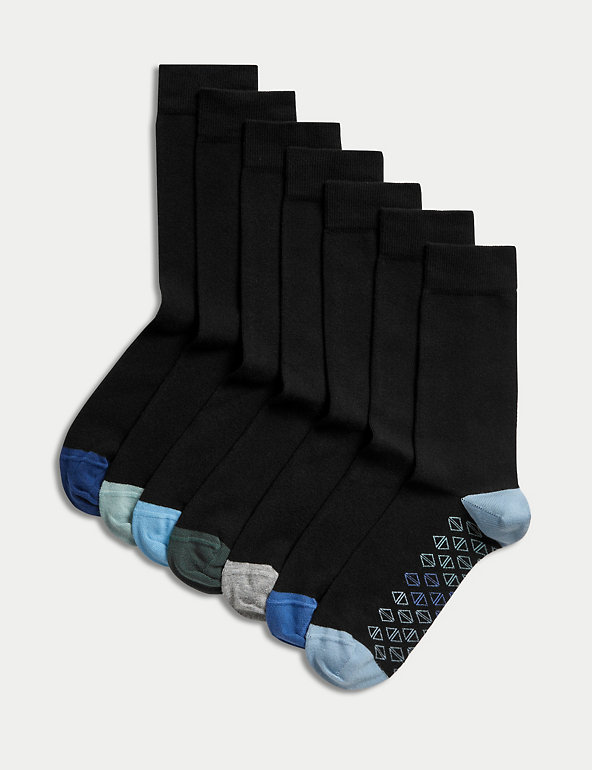 7pk Cool & Fresh™ Cotton Rich Socks Image 1 of 2