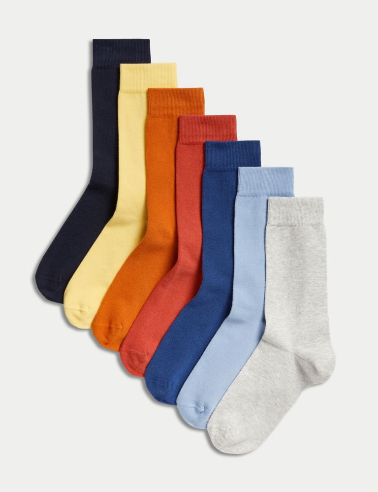 7pk Cool & Fresh™ Cotton Rich Socks 1 of 2