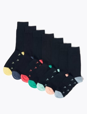 7pk Cotton Cool & Fresh™ Socks M&S Collection M&S