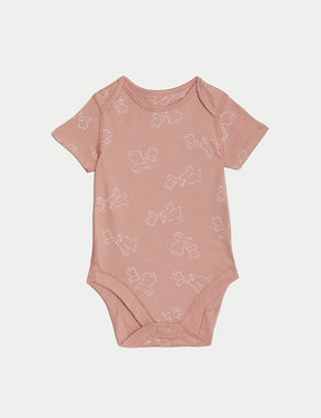 7pk Pure Cotton Bodysuits (5lbs-3 Yrs) Image 2 of 4
