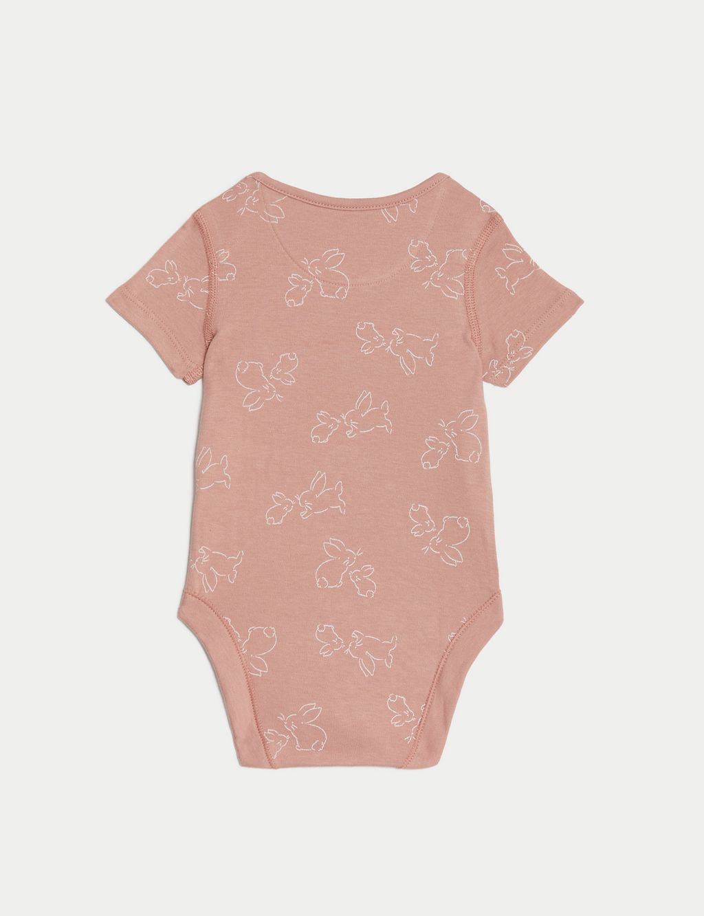 7pk Pure Cotton Bodysuits (5lbs-3 Yrs) 2 of 4