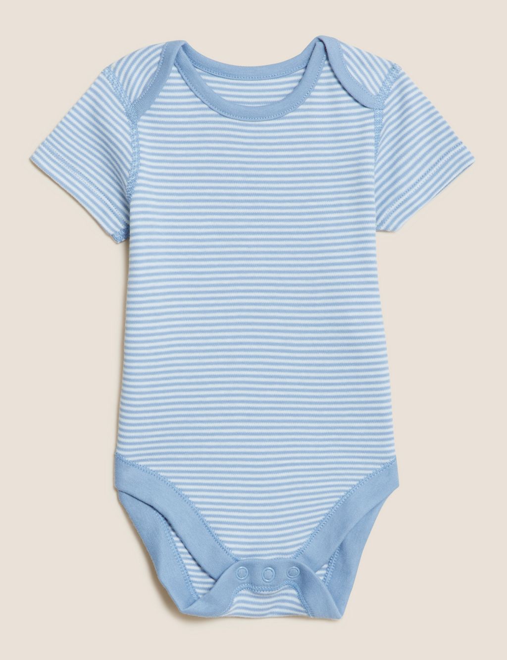 7pk Pure Cotton Bodysuits (5lbs-3 Yrs) 2 of 10