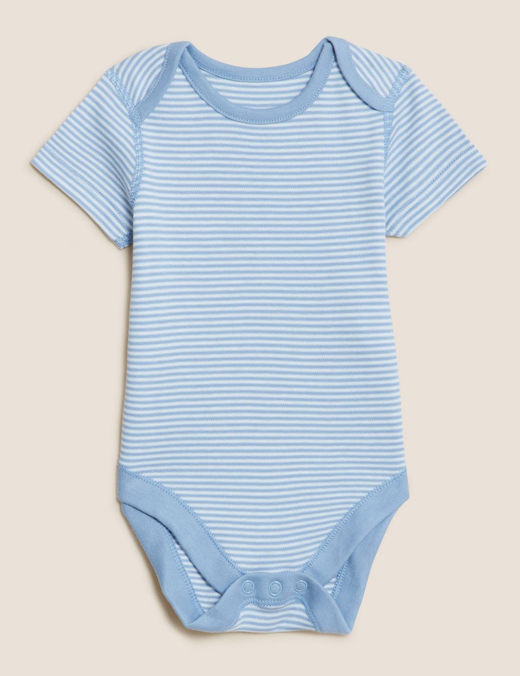 7pk Pure Cotton Bodysuits (5lbs-3 Yrs) 6 of 10