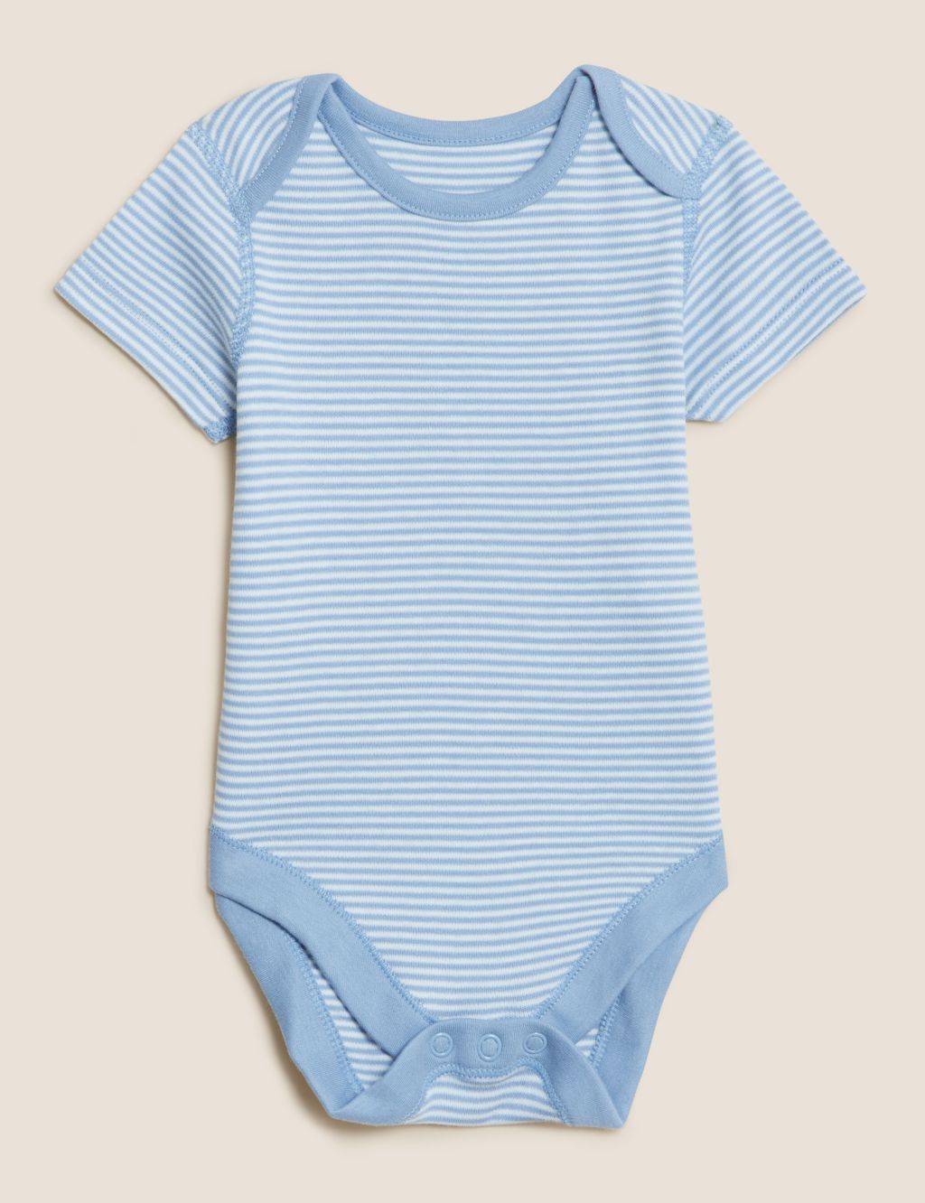 7pk Pure Cotton Bodysuits (5lbs-3 Yrs) 6 of 10