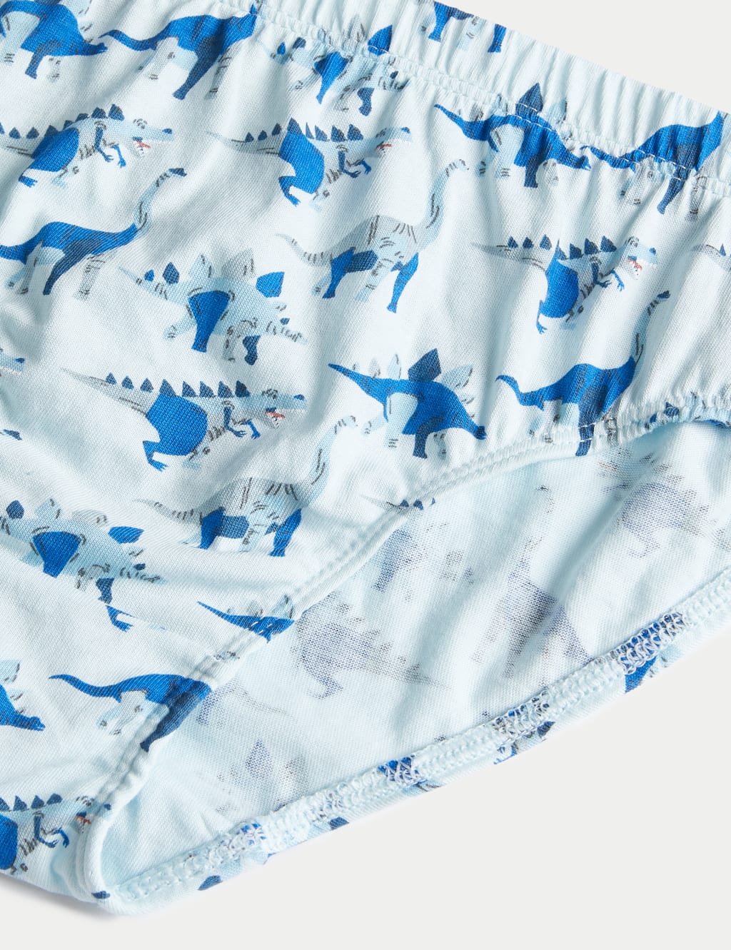 7pk Pure Cotton Dinosaur Briefs (210 Yrs) M&S Collection M&S