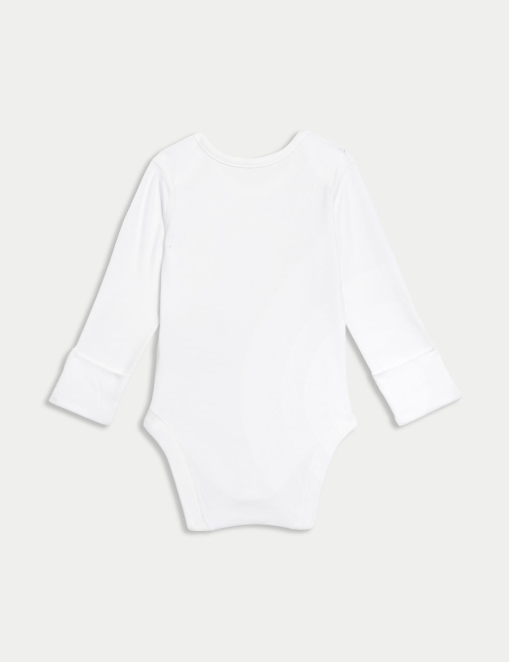 7pk Pure Cotton Long Sleeve Bodysuits (5lbs-3 Yrs) 2 of 8