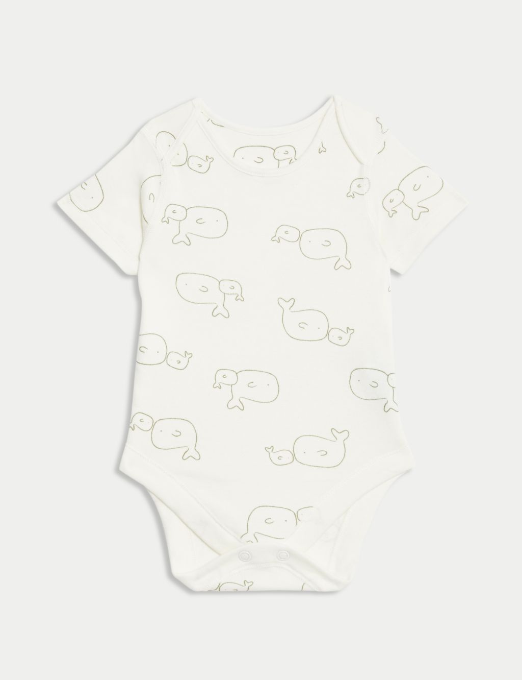 7pk Pure Cotton Patterned Bodysuits (0-36 Mths) 2 of 5