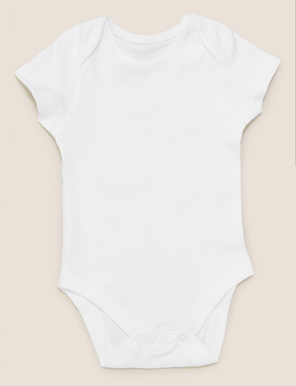 7pk Pure Cotton Short Sleeve Bodysuits (5lbs-3 Yrs) 8 of 9