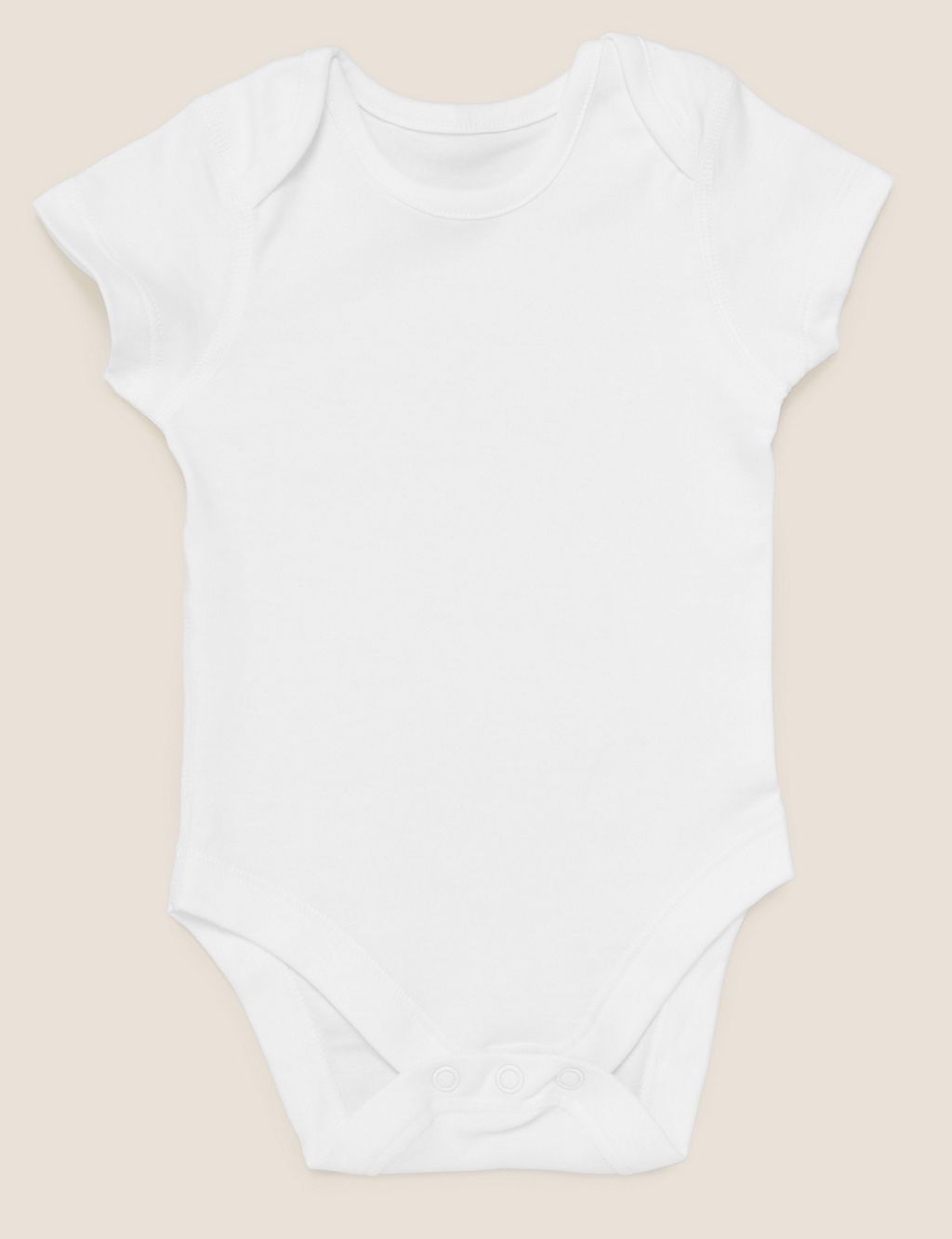 7pk Pure Cotton Short Sleeve Bodysuits (5lbs-3 Yrs) 4 of 9
