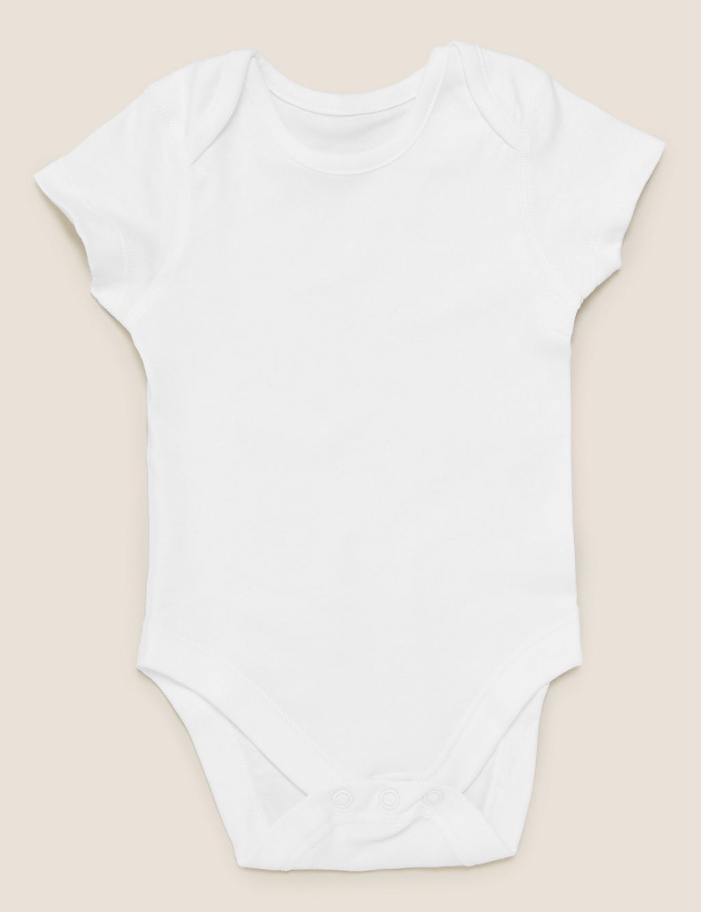 7pk Pure Cotton Short Sleeve Bodysuits (5lbs-3 Yrs) 6 of 9