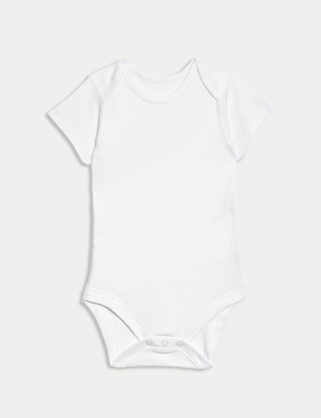 7pk Pure Cotton Short Sleeve Bodysuits (5lbs-3 Yrs) 1 of 9