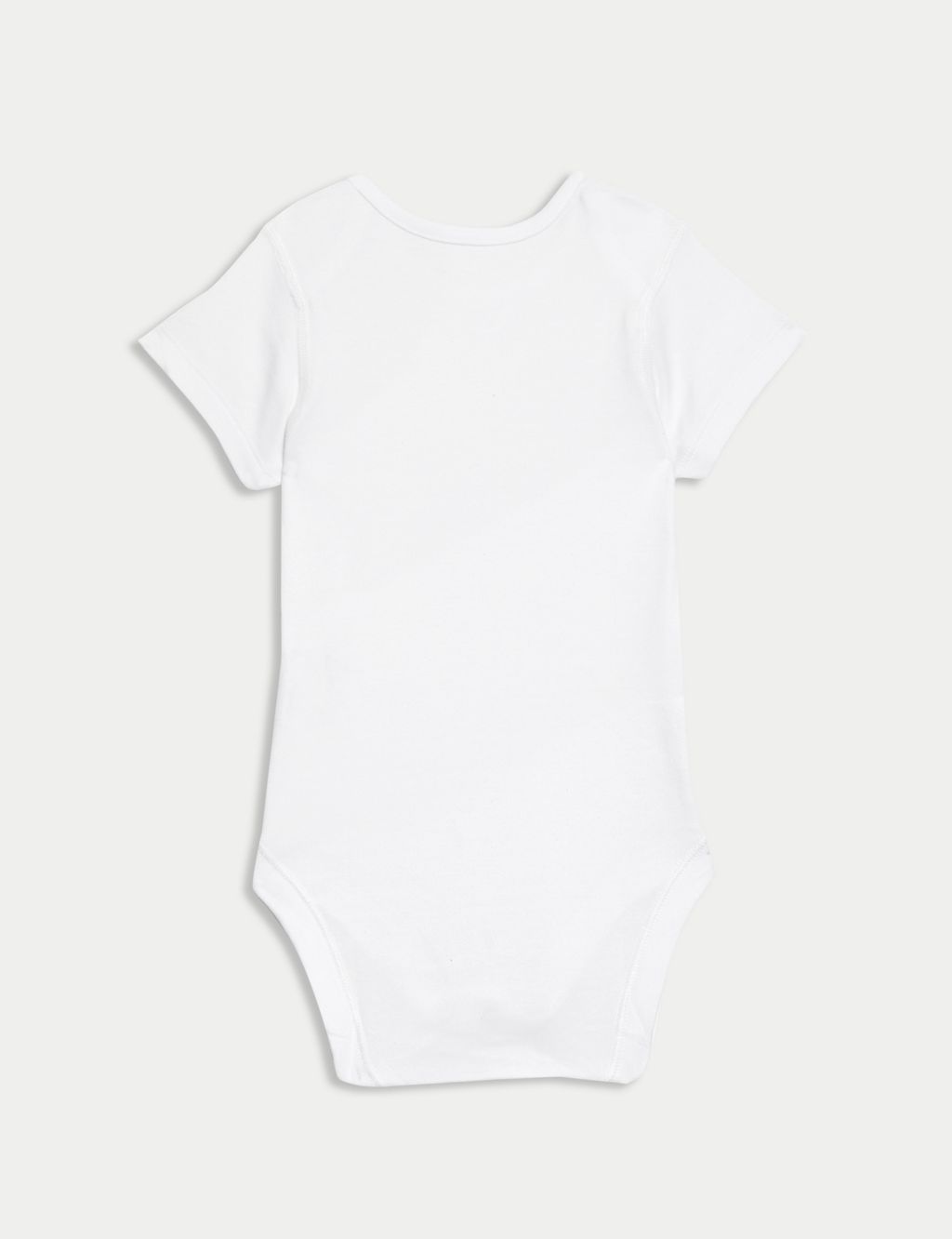 7pk Pure Cotton Short Sleeve Bodysuits (5lbs-3 Yrs) 2 of 9